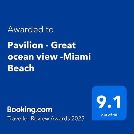 Pavilion - Great Ocean View -Miami Beach Exterior foto
